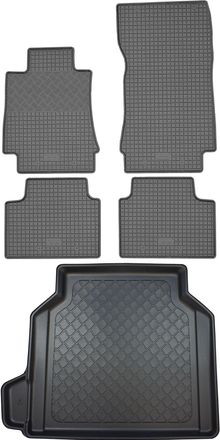 OEM Alfa Romeo Giulia Sed&aacute;n (4 Puertas) Desde Junio De 2016. Juego: Alfombrillas De Goma Para Coche + Alfombrilla Para Maletero