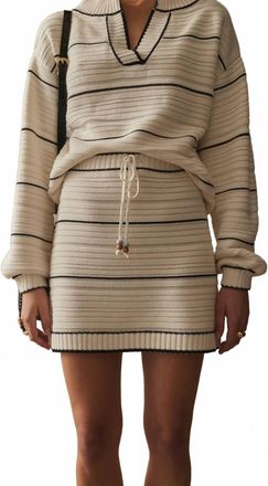SANCIA Tatum Knit Skirt In Palma