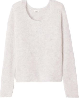 American Vintage Maglione Nuny con scollo a U - Toni neutri