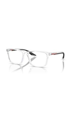 Prada 54mm Rectangle optical glasses in Transparent at Nordstrom