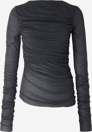 SOEUR Schulterfreies Oberteil aus drapiertem Krepp Gaia