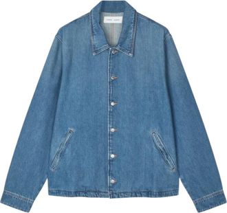 Sams&oslash;e & Sams&oslash;e Sarobin Jas - Heren - Spijkerjassen - Blauw - L - Katoen - Jassen