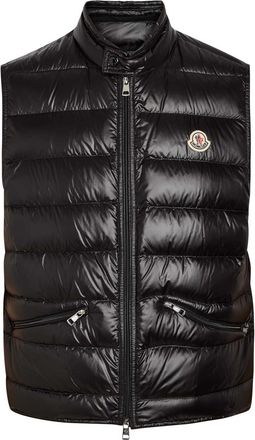 Moncler Gui Padded Nylon Gilet - Black - 6 (UK46 / Xxxl)