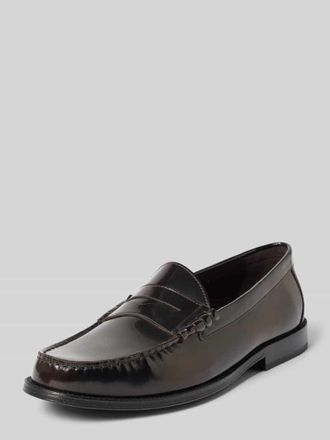 Lloyd Loafers aus Leder mit glatter Sohle Modell CLOUT MOVE in Mittelbraun, Gr&ouml;&szlig;e 41