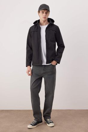 Trendyol MAN Heren Zwart Effen Lang Regular fit Winter Jassen