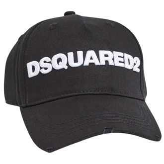 Dsquared2 DSquared2 Logo honkbalpet (Zwart/Wit)