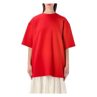 The Garment T-Shirts, female, Red, Size: ONE SIZE TG Bow Tee