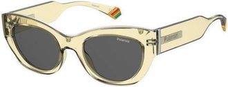 Polaroid Sunglasses, female, Yellow, 50 MM, 6199/S/X Cat Eye Sunglasses