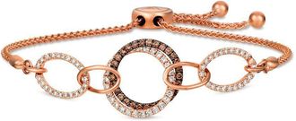 Le Vian Ladies Links Of Love Bracelets set in 14K Strawberry Gold