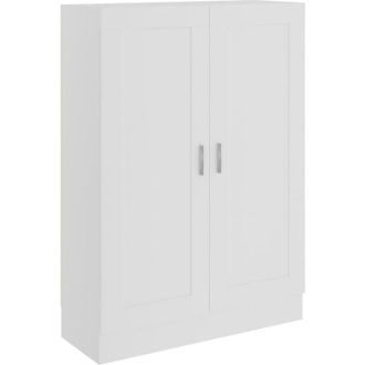 vidaXL Book Cabinet White 82.5x30.5x115 cm Engineered Wood Vidaxl