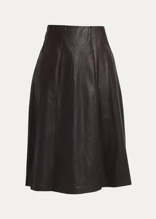Commando Faux Leather Midi Skirt