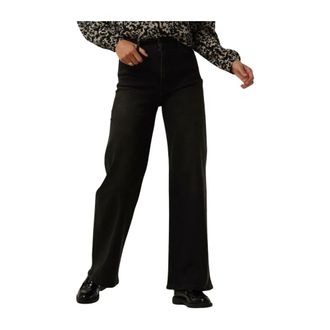 By-Bar Amsterdam Dames, Jeans, Zwart, Maat: XS Katoen