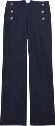 Ines De La Fressange Pantaloni stile marinaio Gabriel - - Jeans - Donna - Blu - M