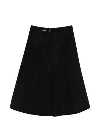 Susanne Bommer Falda midi de lana Susanne Bommer