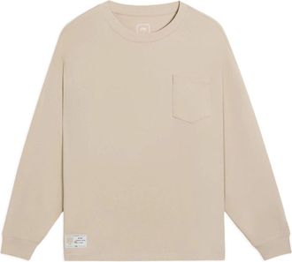 Li-Ning Chinese Color Pocket Long Sleeve T-shirt Light Brown AHSS751-5