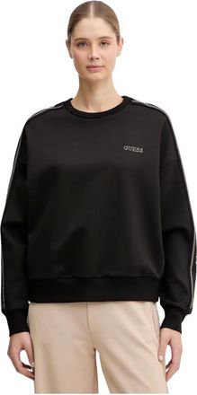 Guess Hoodies & sweatvesten, Dames, Zwart, S, Polyester, Octavia Sweatshirt