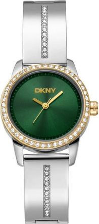 DKNY L 160 Bracelet Watch in Dark Green/two Tone at Nordstrom