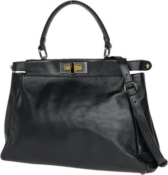 Fendi Pre-owned Handbags, female, Black, Size: ONE SIZE Pre-owned Vintage Shoulder Bag