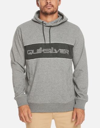 Quiksilver Mens Quiksilver Mens Bold Omni Hoodie - Grey - Size: 38