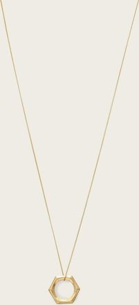 AllSaints Brass Clara Large Necklace, Size: One Size