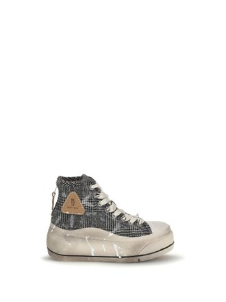R13 Platform High-Top High-Top Sneakers - Black