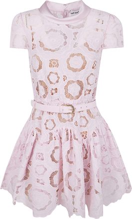 Self Portrait Floral Lace Mini Dress