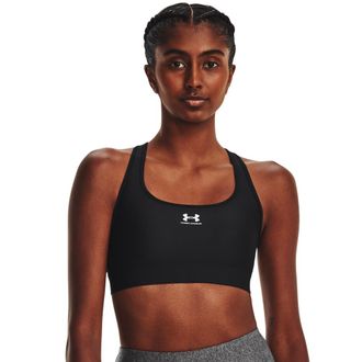 Under Armour Sport-BH UNDER ARMOUR HeatGear, Damen, Gr. XS (34), N-Gr, schwarz, Obermaterial: 88% Polyester, 12% Elasthan. Futter: 92% Polyester, 8% Elasthan, BHs 