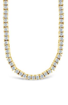 Sterling Forever Mirabell Slide Tennis Necklace in Gold at Nordstrom