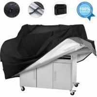 OEM Funda Protectora Para Barbacoa, Impermeable, 145 X 61 X 117 Cm, Negra - Crezuo