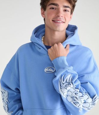 A&eacute;ropostale Quiksilver Hibiscus Boxy Pullover Hoodie