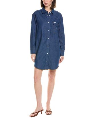 Staud Staud X Wrangler The Oversized Western Shirtdress