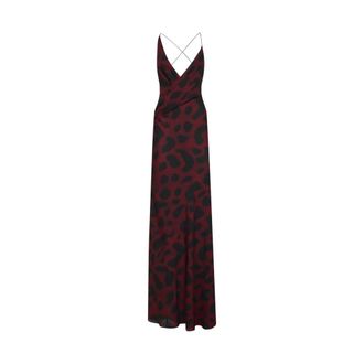 Alex Perry Maxi Dresses, female, Multicolor, Size: XS Wrap Asymmetric Gown