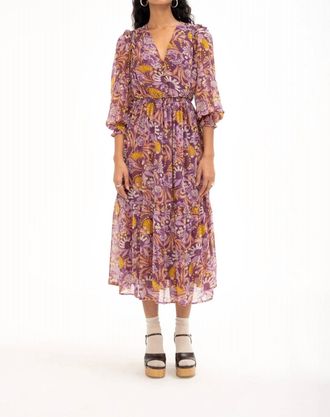Banjanan Womens Pearl Dress In Violet