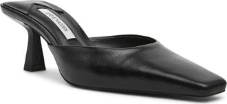 Steve Madden Alyse Mule in Black Leather at Nordstrom, Size 9.5