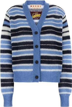 Marni Cardigan in mohair - Blu