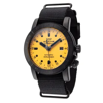 Glycine Mens GL0463 Airman Contemporary 42mm Automatic Watch