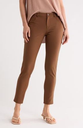 Lafayette 148 New York Mercer Skinny Pants in Toffee at Nordstrom Rack