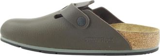 Birkenstock Boston Pro 2.0 Smalle Pasvorm - Dames - Slip ons - Bruin - 40 EU - Leer - Schoenen