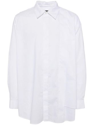 Songzio layered cotton shirt - White
