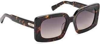 Quay Talk Show Fashion Sunglasses Neutral Tort/Grey