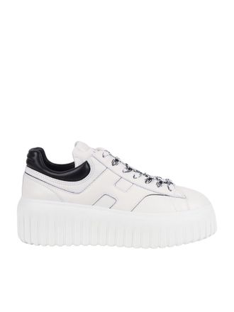Hogan H Stripes Smooth Leather Sneakers