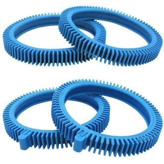 OEM Neum&aacute;tico Trasero Con Banda De Rodadura Para Robot Limpiafondos - Rueda Dentada Con Taco Integrado, Compatible Con Modelos Comunes, Caucho Reforzado, 