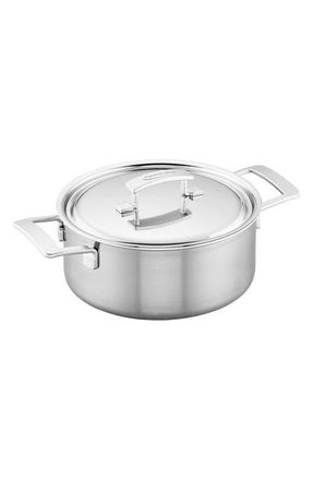 Demeyere Industry 5-Ply 5.5-Quart Stockpot with Lid in Stainless Steel at Nordstrom