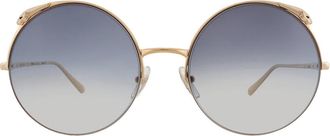 Cartier Panthere de Cariter Grey Multi Treatment Round Ladies Sunglasses CT0149S 001 60