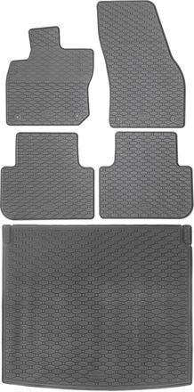 OEM Volkswagen Tiguan Iv Suv A Partir De 2024 Set - Alfombrillas De Goma Para Coche + Alfombrilla Para Maletero