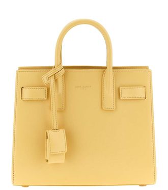 Saint Laurent Yellow Sac De Jour Nano Satchel