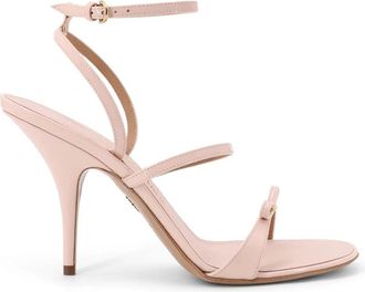 Ferragamo High Heel Sandalen - Dames - Sandalen met hakken - Roze - 36 1/2 EU - Schoenen
