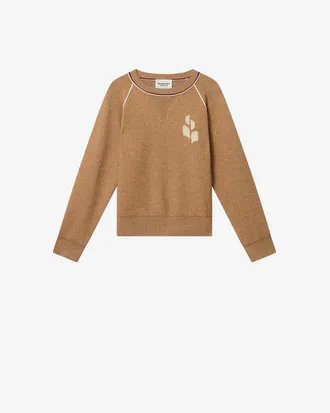 Isabel Marant Pull Loriby - Femme - Camel-gris Clair - Taille 34 - Marant &Eacute;toile