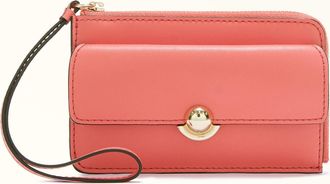 Furla Sfera Card Case M Aperitivo Orange Sidney Calf Leather Woman