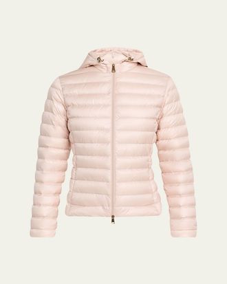 Moncler Igelhood Water-Repellent Hooded Down Jacket